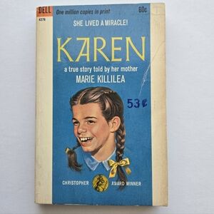 KAREN A True Story by Her Mother Marie Killilea 1968 Dell Pulp Cerebral Palsy